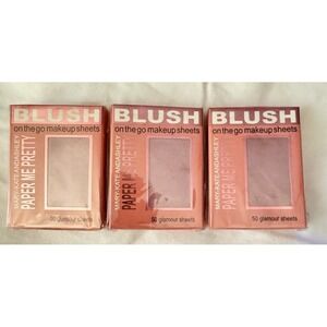 Mary-Kate & Ashley Paper Me Pretty Blush Sheets Flushed Y2K Makeup